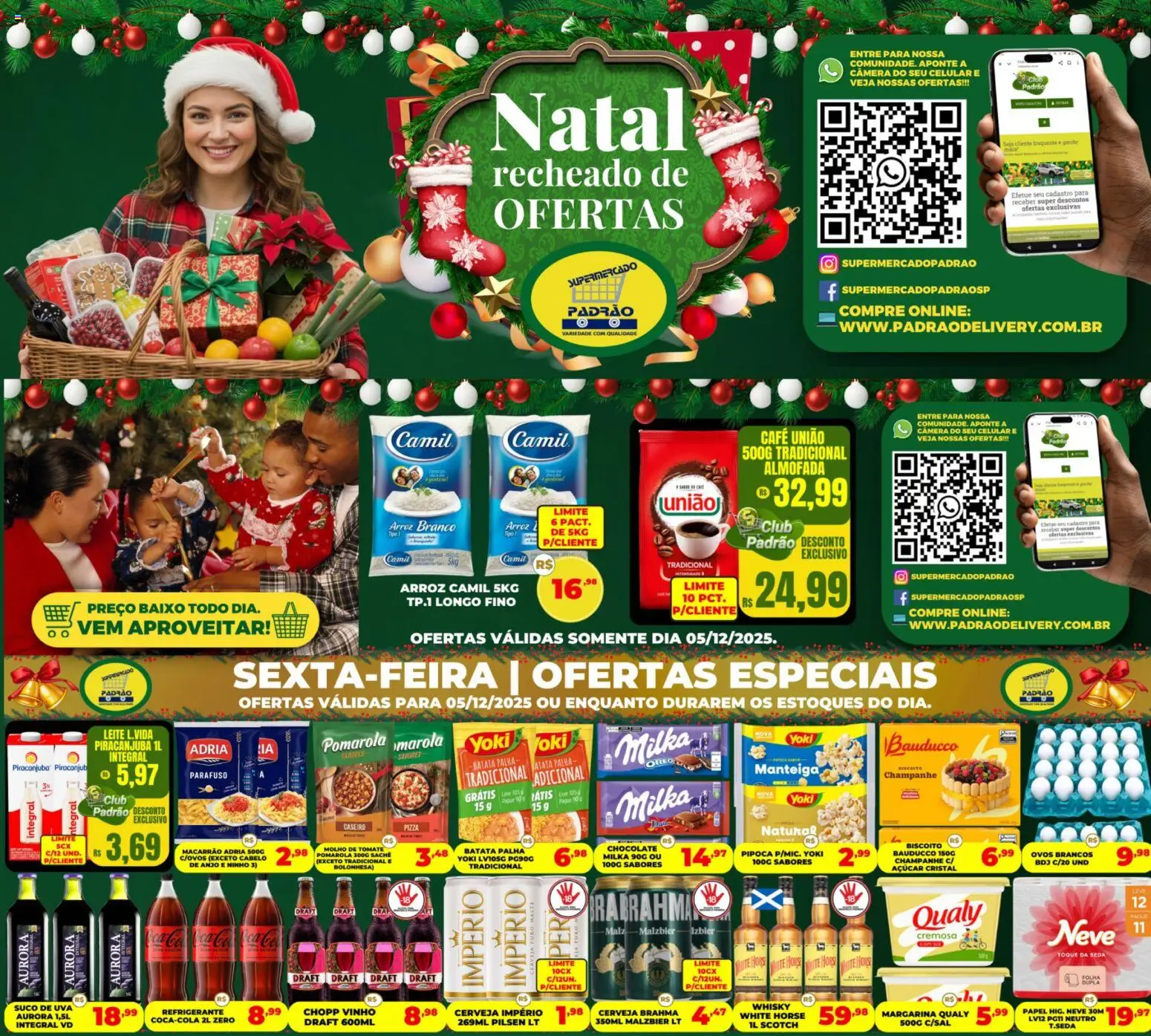 Supermercado Padrão - Ofertas Sexta-Feira - página 1- válido a partir de 05/12/2025
