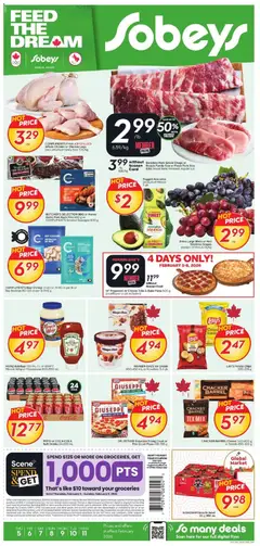 Preview Sobeys weekly flyer / circulaire valid from Feb 5, 2026