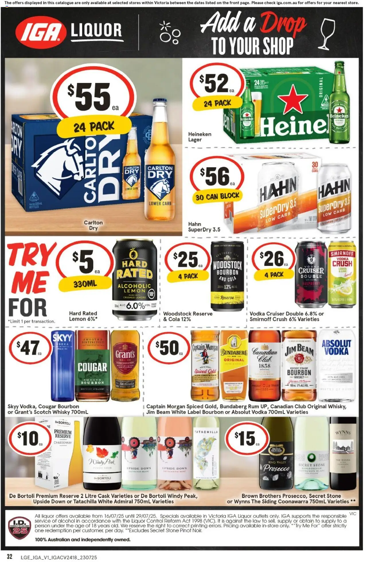 IGA Catalogue VIC - page 2- valid from 23/07/2025