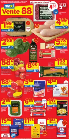 Preview Maxi weekly flyer / circulaire valid from Feb 26, 2026