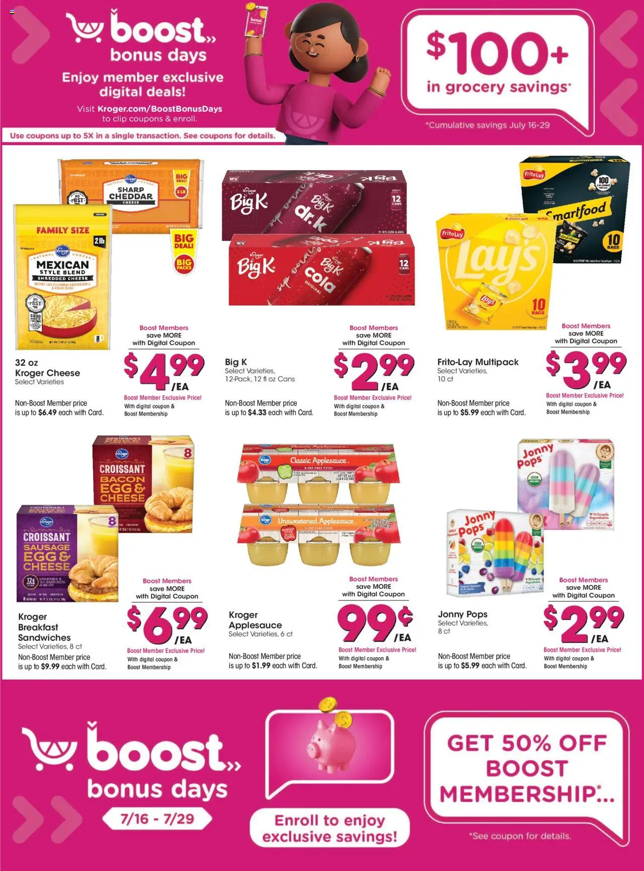 Kroger Weekly Ad - page 8- valid from 07/16/2025