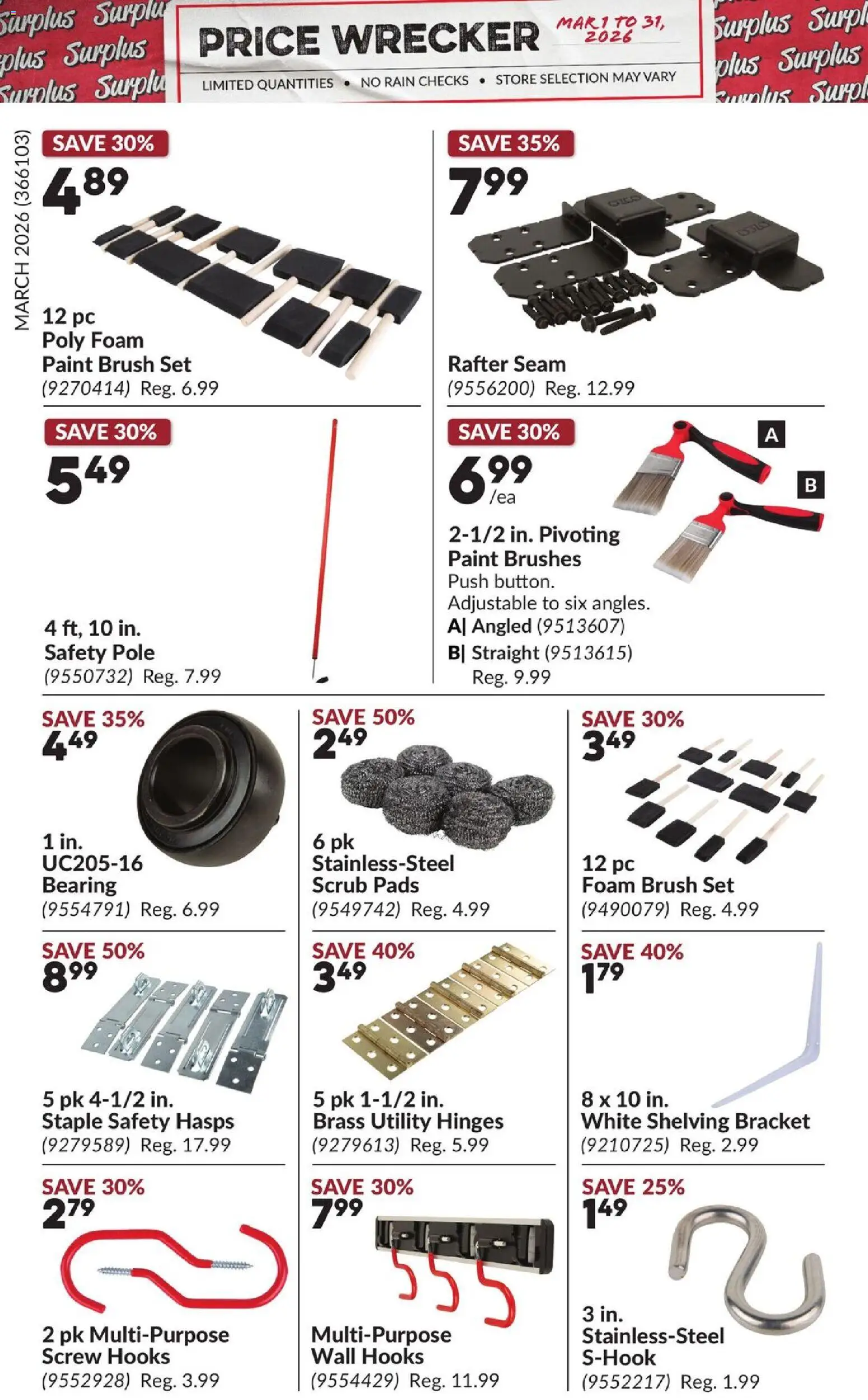 Princess Auto flyer - Price Wrecker - page 7- valid from Mar 1, 2026