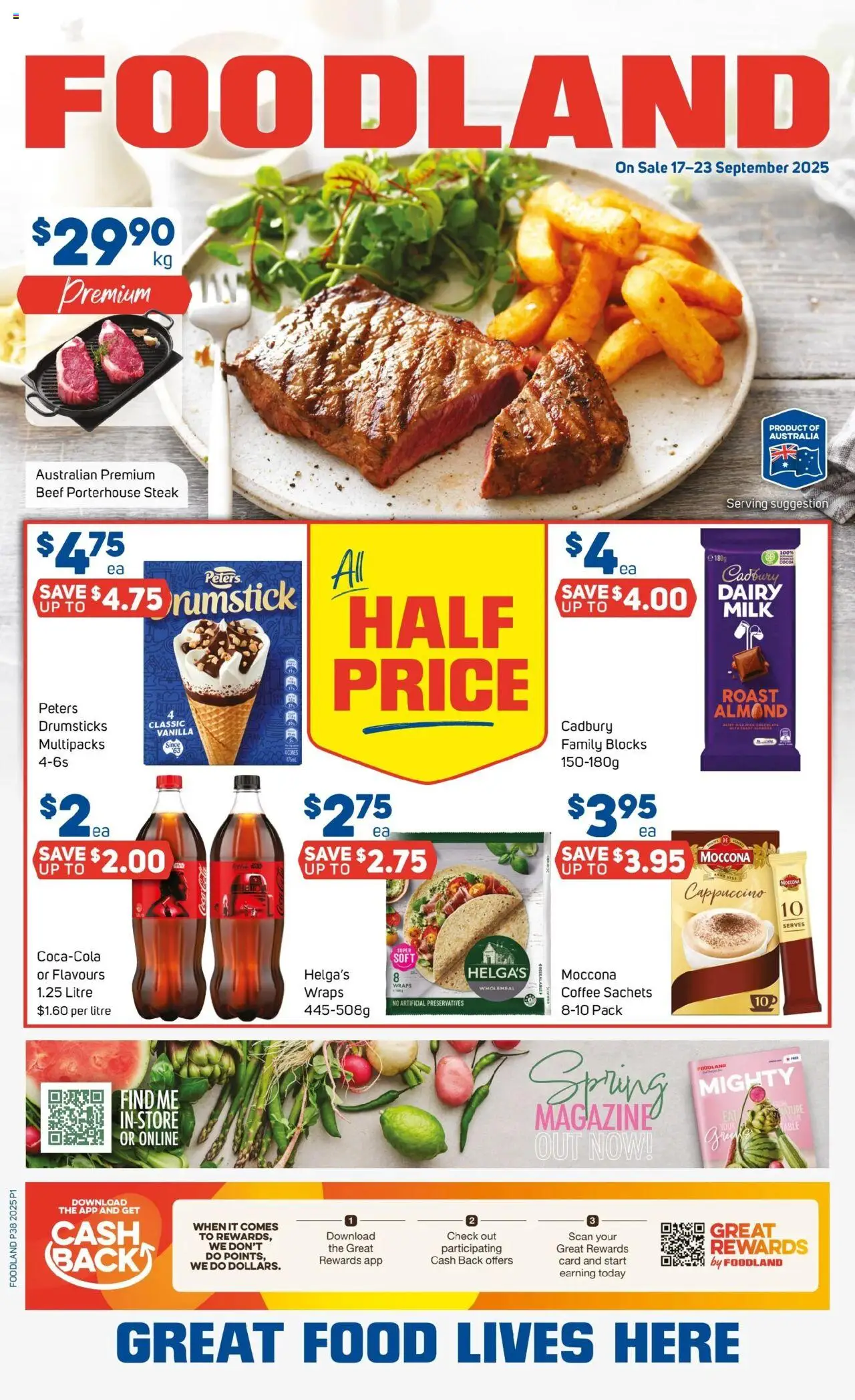 Foodland  Catalogue  - page 1- valid from 17/09/2025