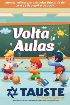 Pré-visualização Tauste - Ofertas Especial Volta as Aulas válida a partir de 09/01/2026