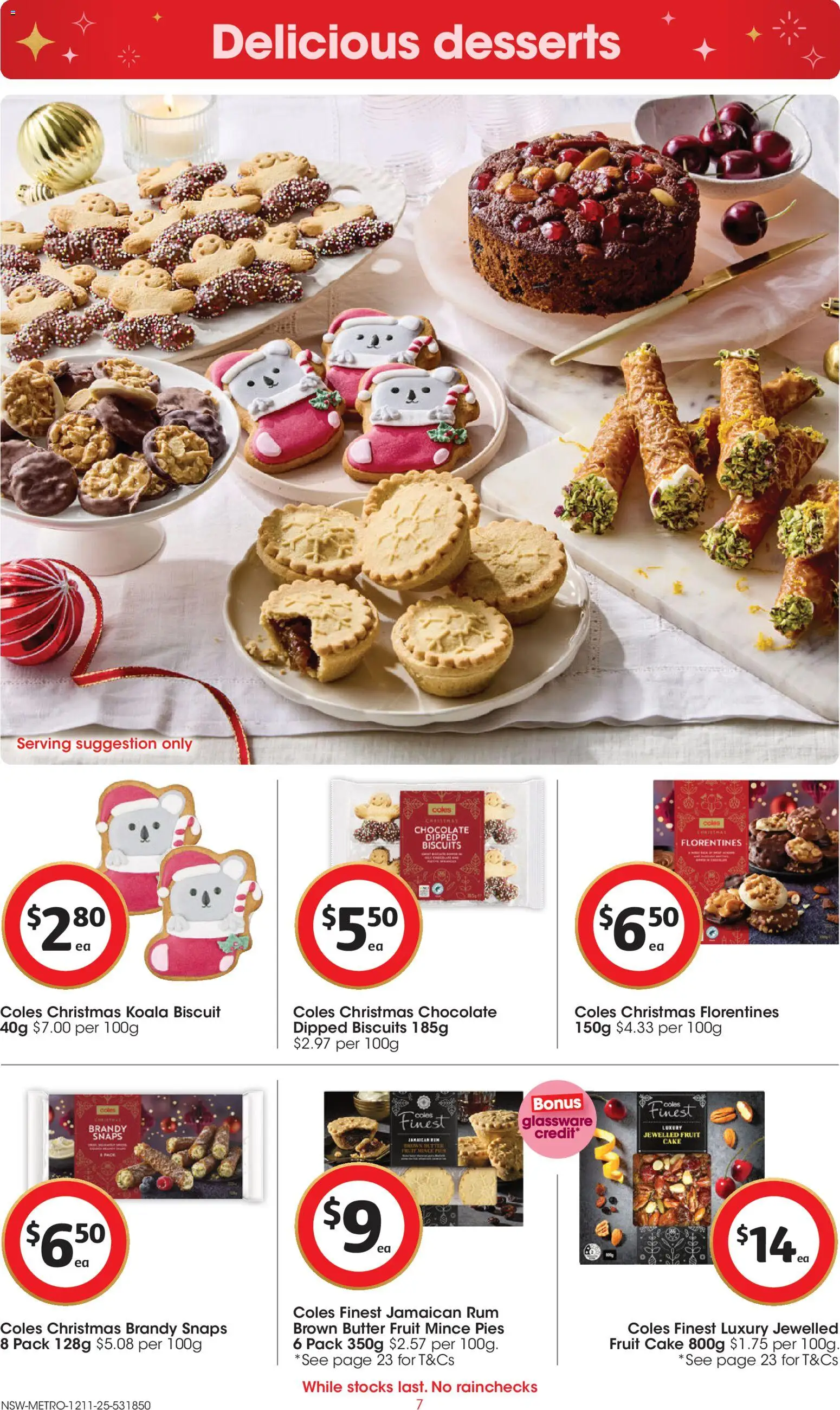 Coles Catalogue  - page 7- valid from 12/11/2025