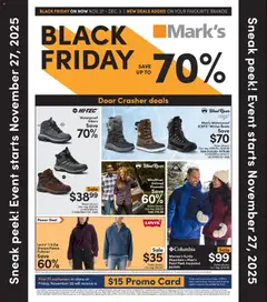 Preview Mark's - Black Friday  valid from Nov 27, 2025
