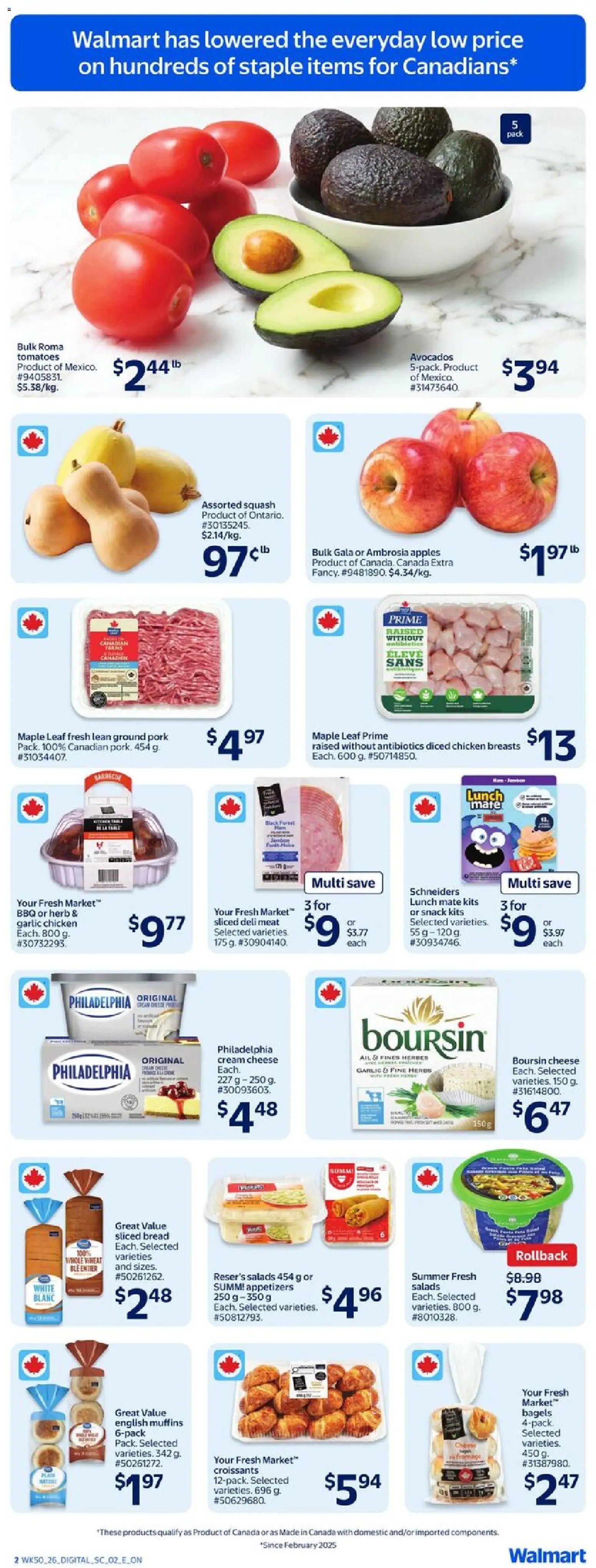 Walmart weekly flyer - page 3- valid from Jan 8, 2026