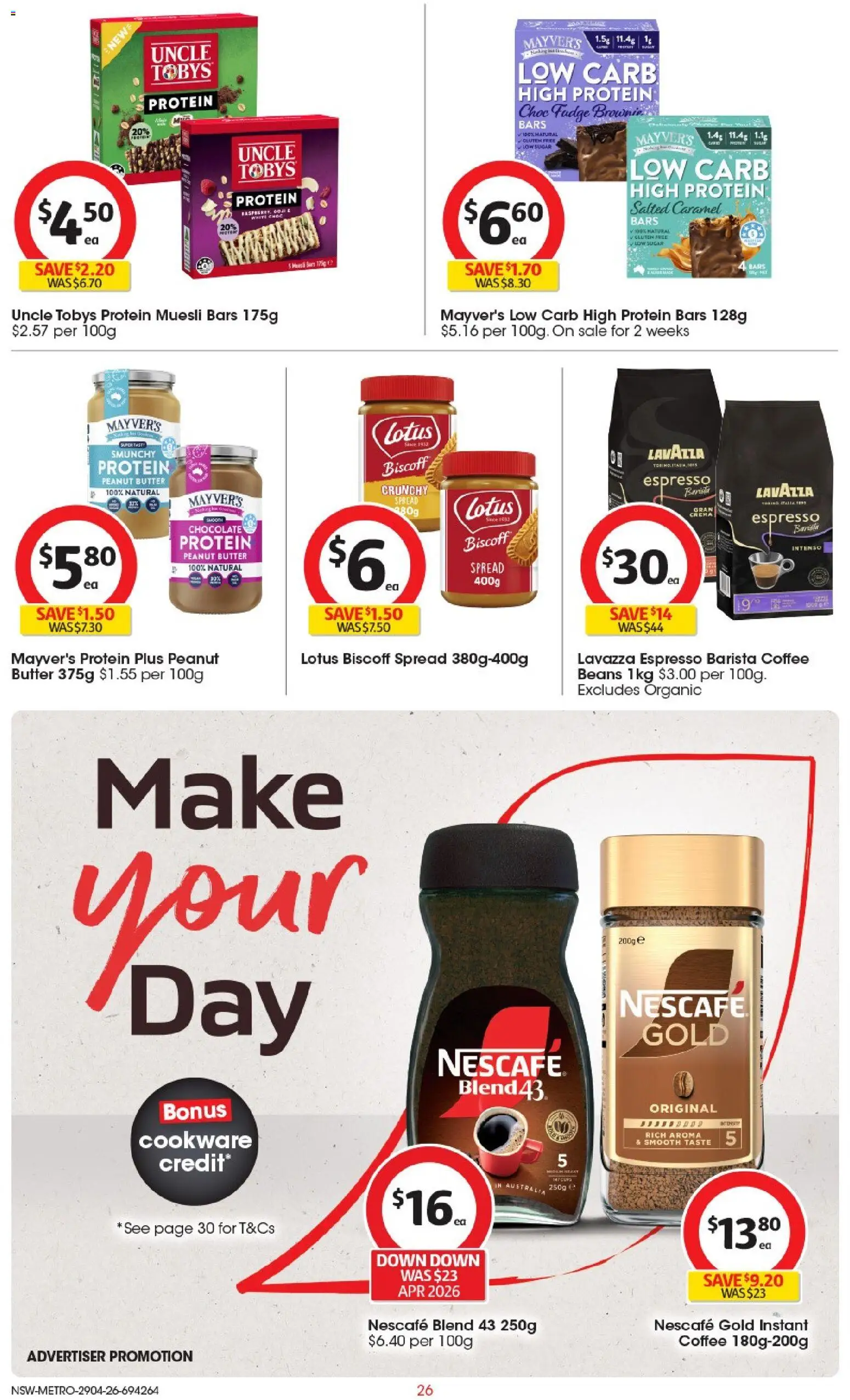 Coles catalogue  - page 26- valid from 29/04/2026