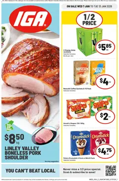 IGA catalogue preview - valid from 07/01/2026