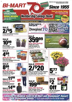 Preview Bi-Mart Anniversary Savings Book valid from 08/26/2025