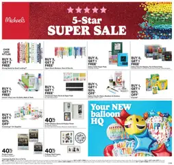 Preview Michaels weekly flyer / circulaire valid from Aug 22, 2025
