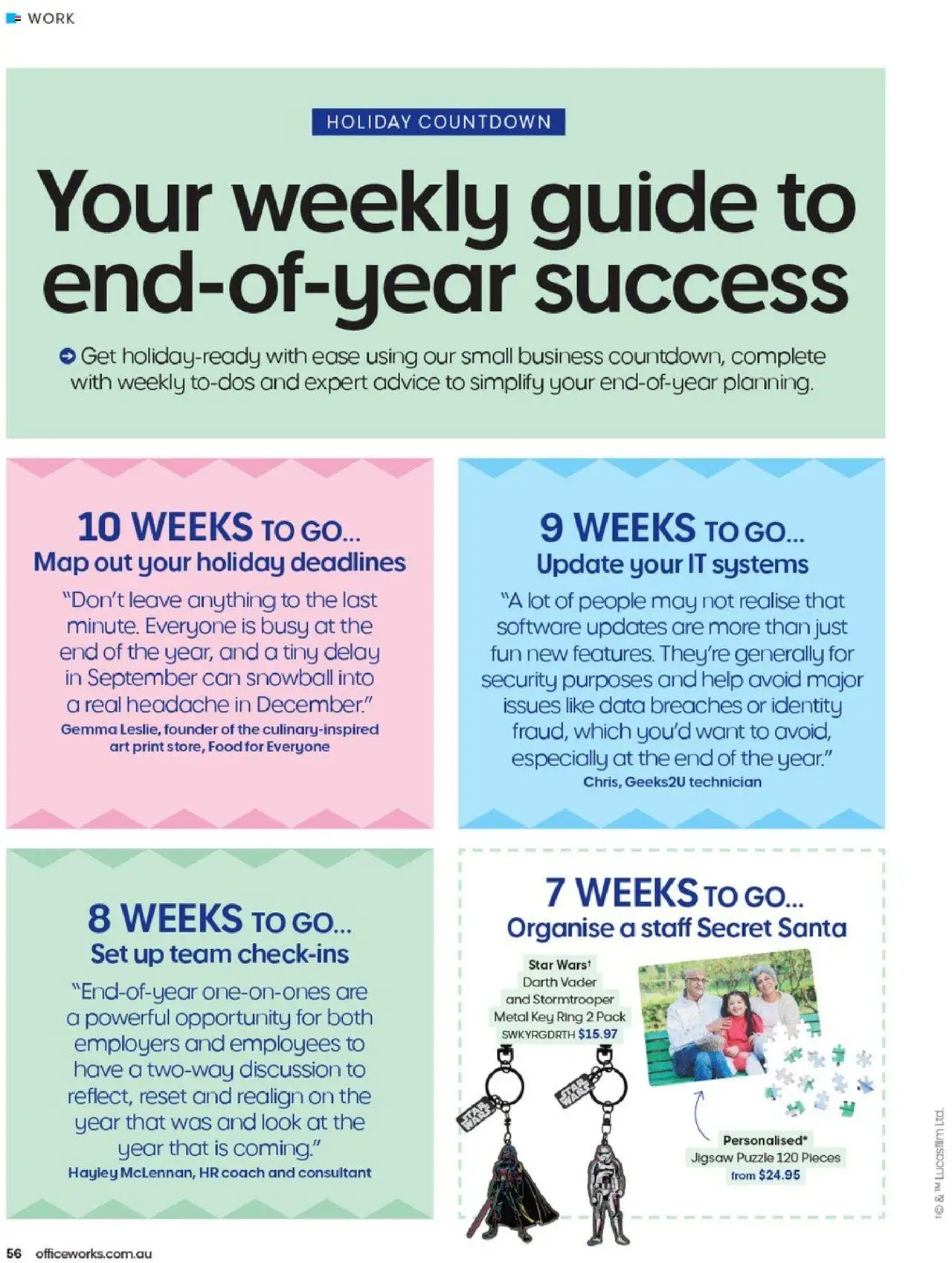 Officeworks Magazine - page 56- valid from 13/10/2025