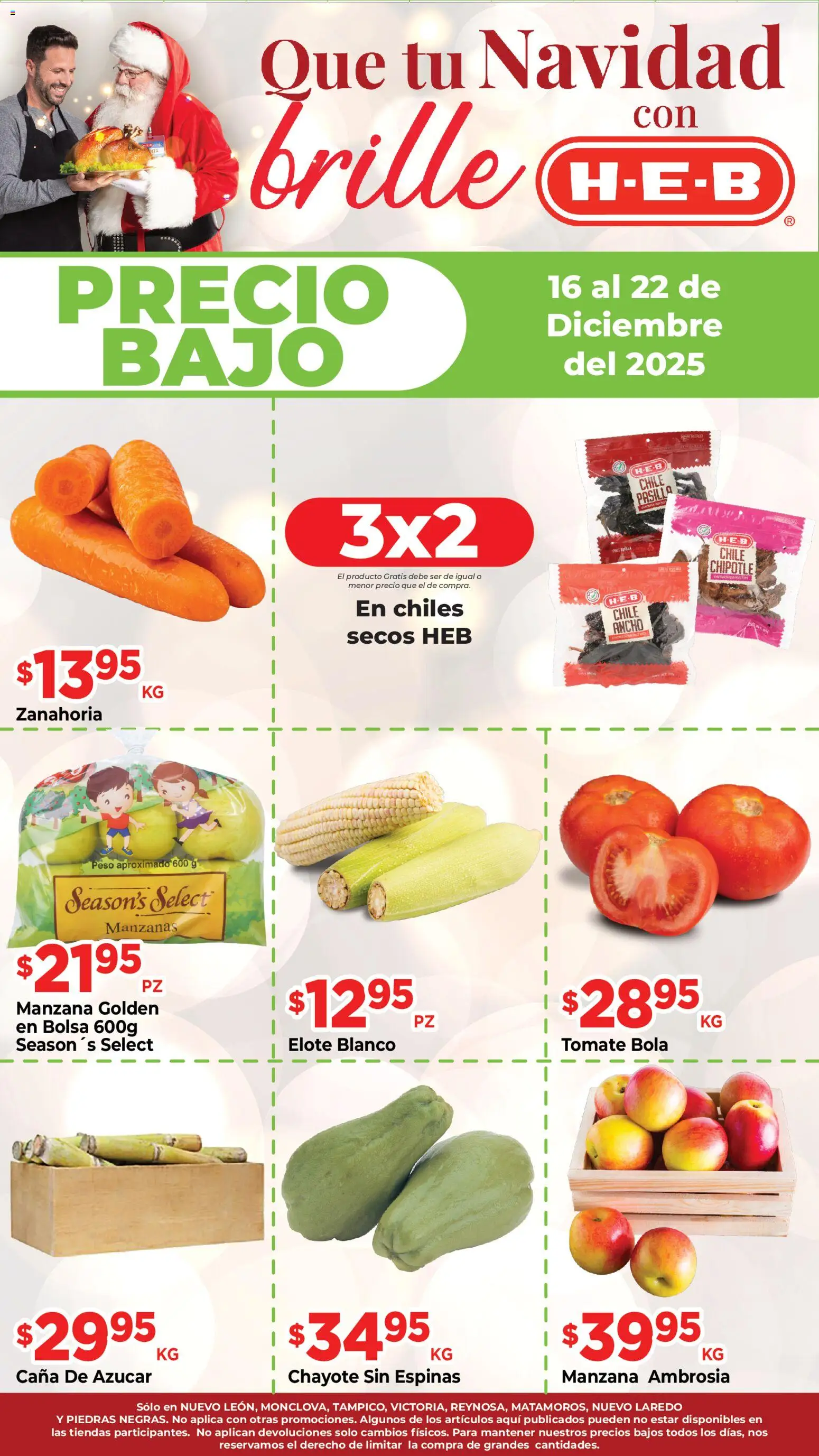H-E-B folleto Precios bajo - página 1- válido desde 16/12/2025