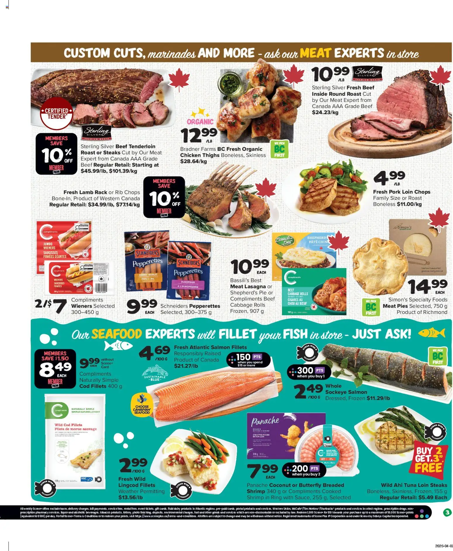Thrifty Foods weekly flyer / circulaire - page 4- valid from Apr 16, 2026