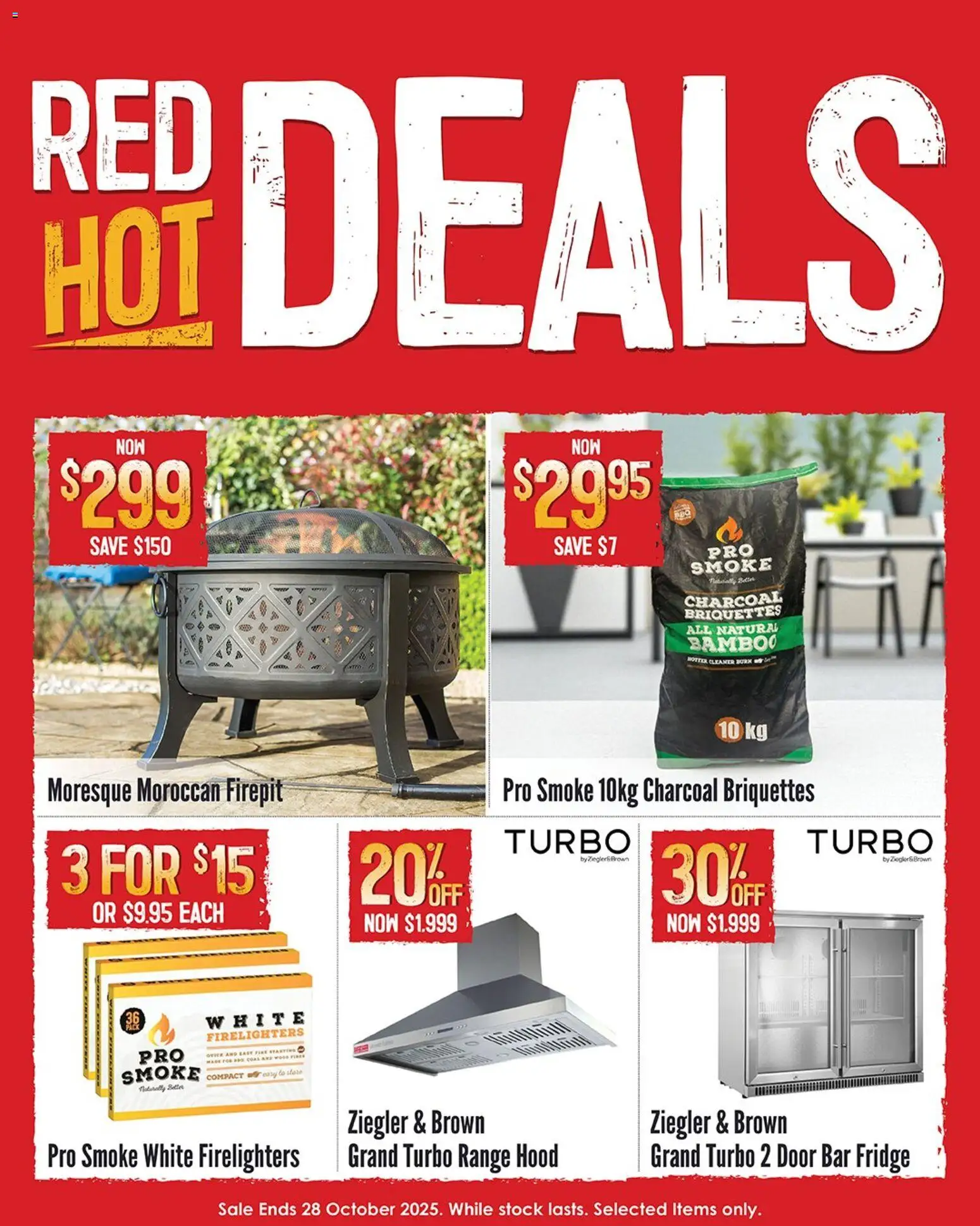 Barbeques Galore Red Hot Deals - page 1- valid from 22/10/2025