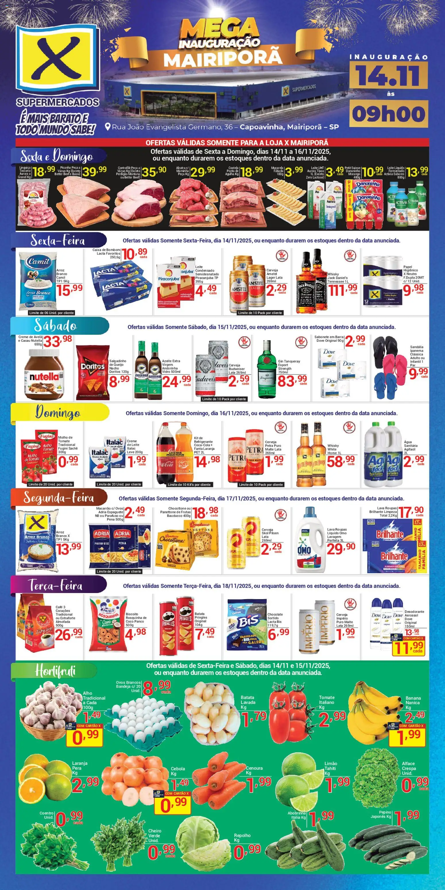 X Supermercados - Ofertas da semana - página 1- válido a partir de 14/11/2025

