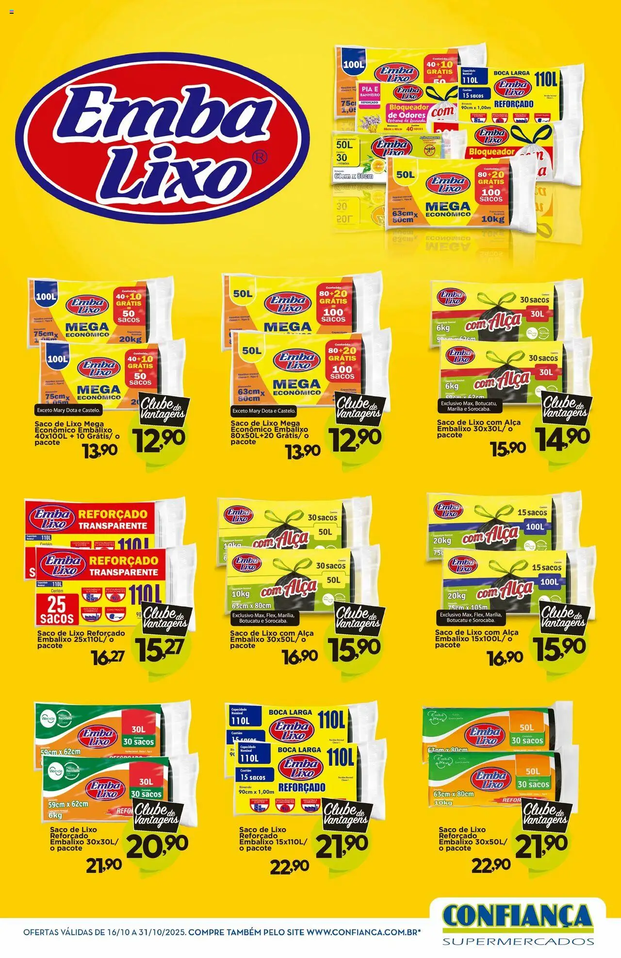 Confiança - Ofertas Embalixo - página 1- válido a partir de 16/10/2025
