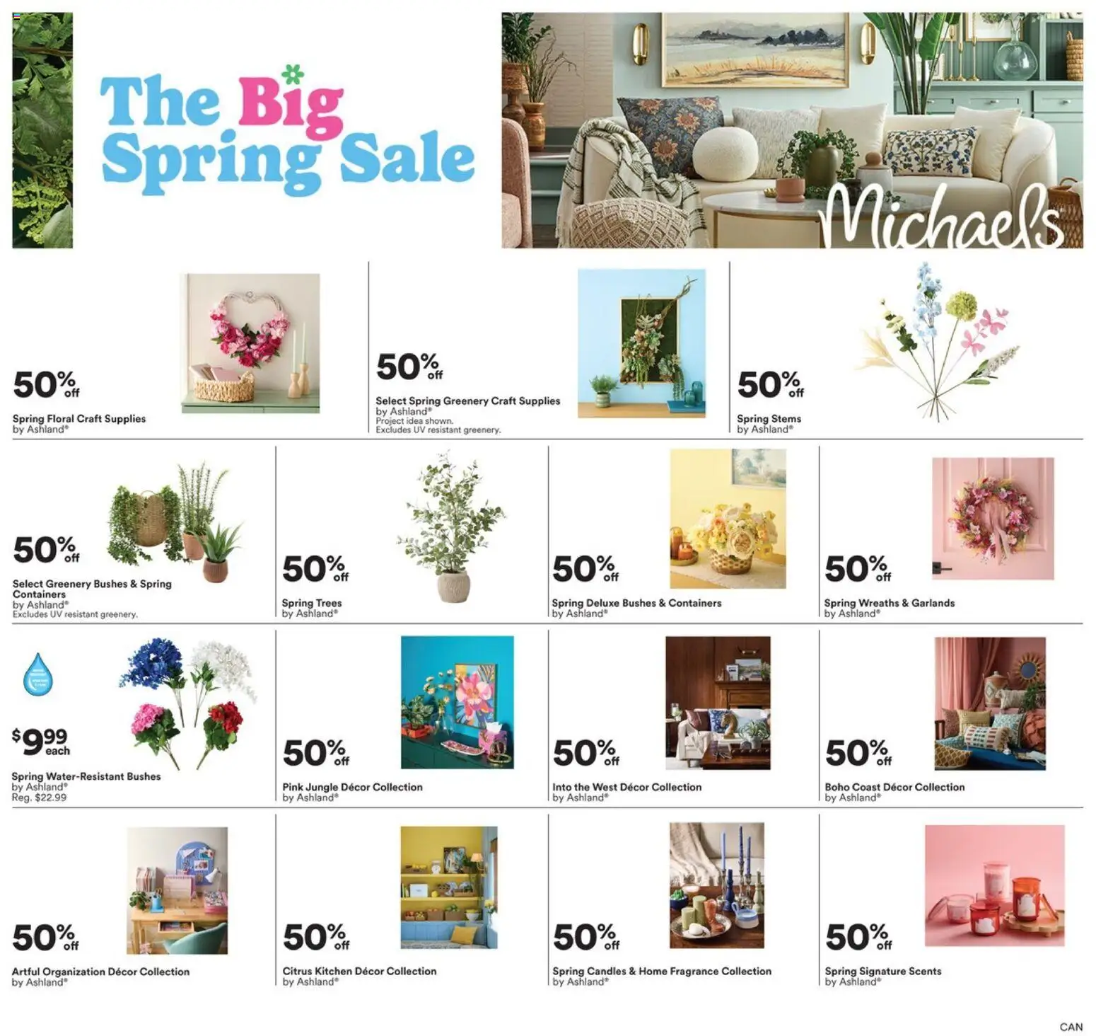 Michaels Weekly Ad - page 1- valid from 03/06/2026