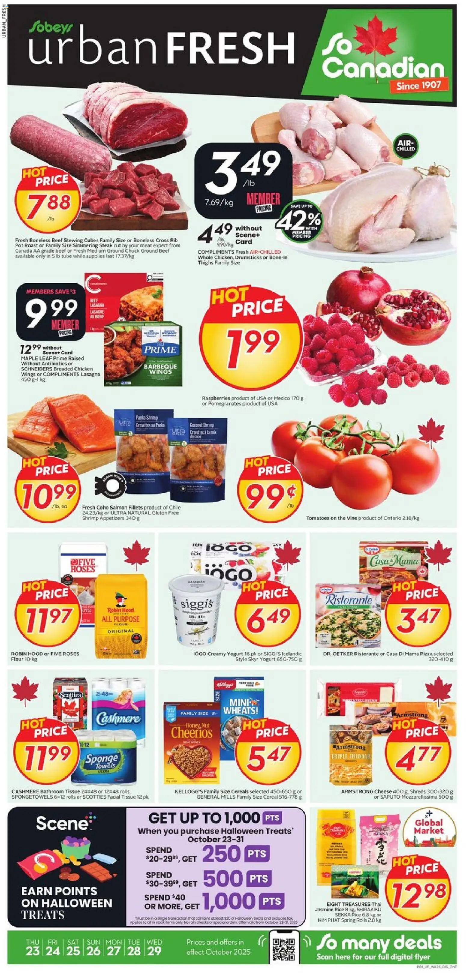 Sobeys - Weekly Flyer - Urban Fresh - page 1- valid from Oct 23, 2025