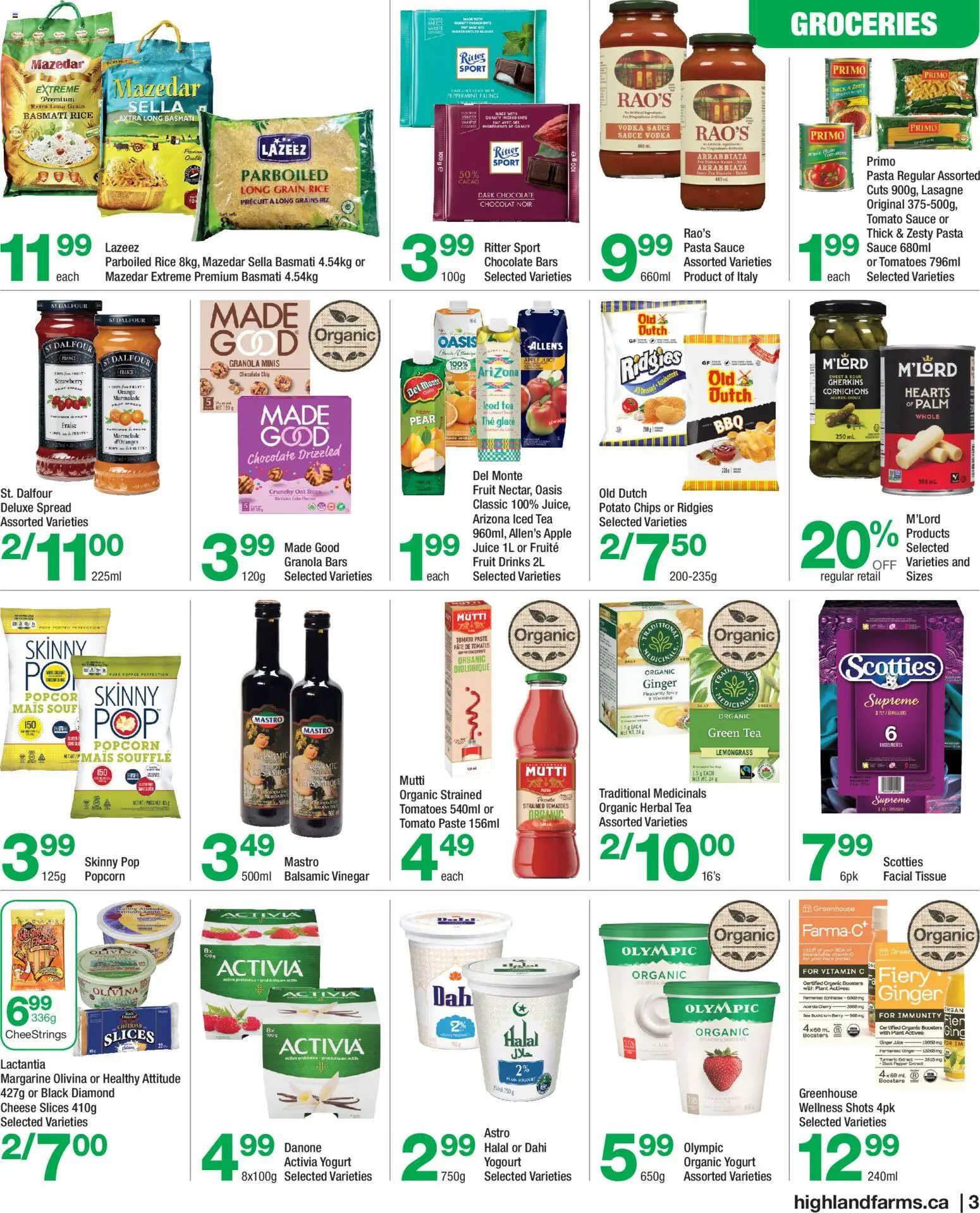 Highland Farms weekly flyer / circulaire - page 3- valid from Nov 13, 2025