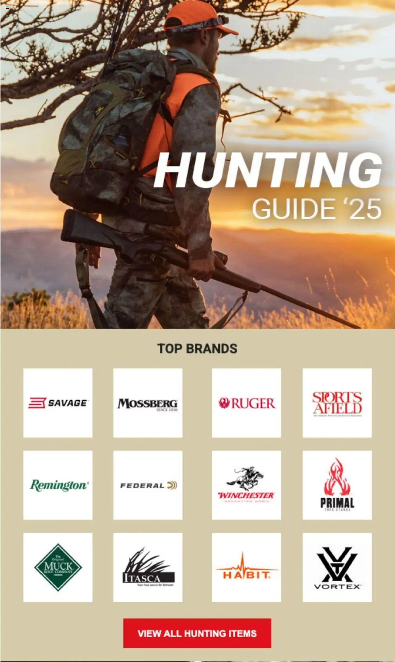 Dunham's Sports Hunting Guide - page 1- valid from 09/18/2025