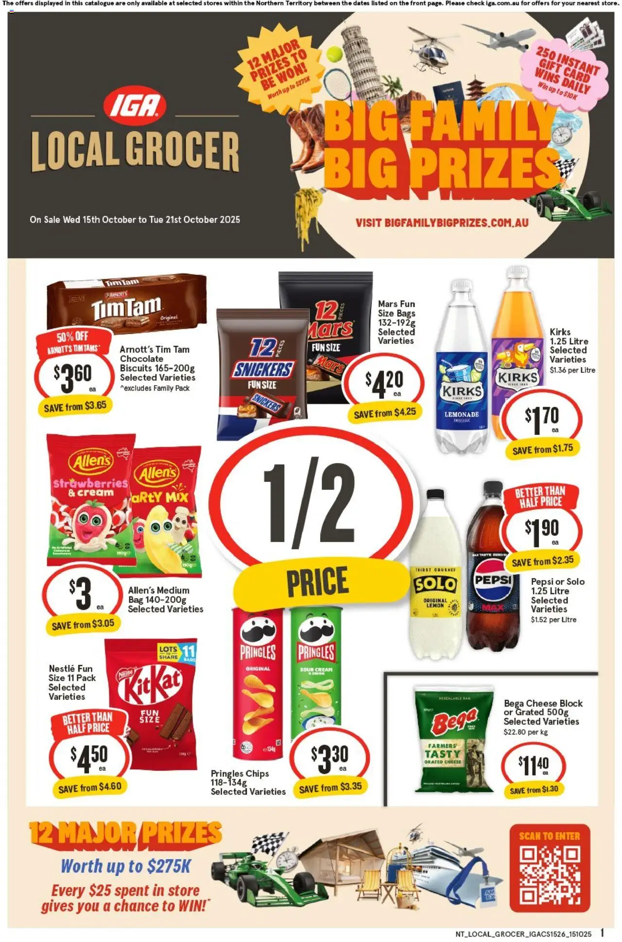 IGA Local Grocer NT - page 1- valid from 15/10/2025