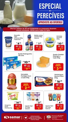 Pré-visualização Semar Supermercado - Ofertas Especial Perecíveis válida a partir de 26/08/2025