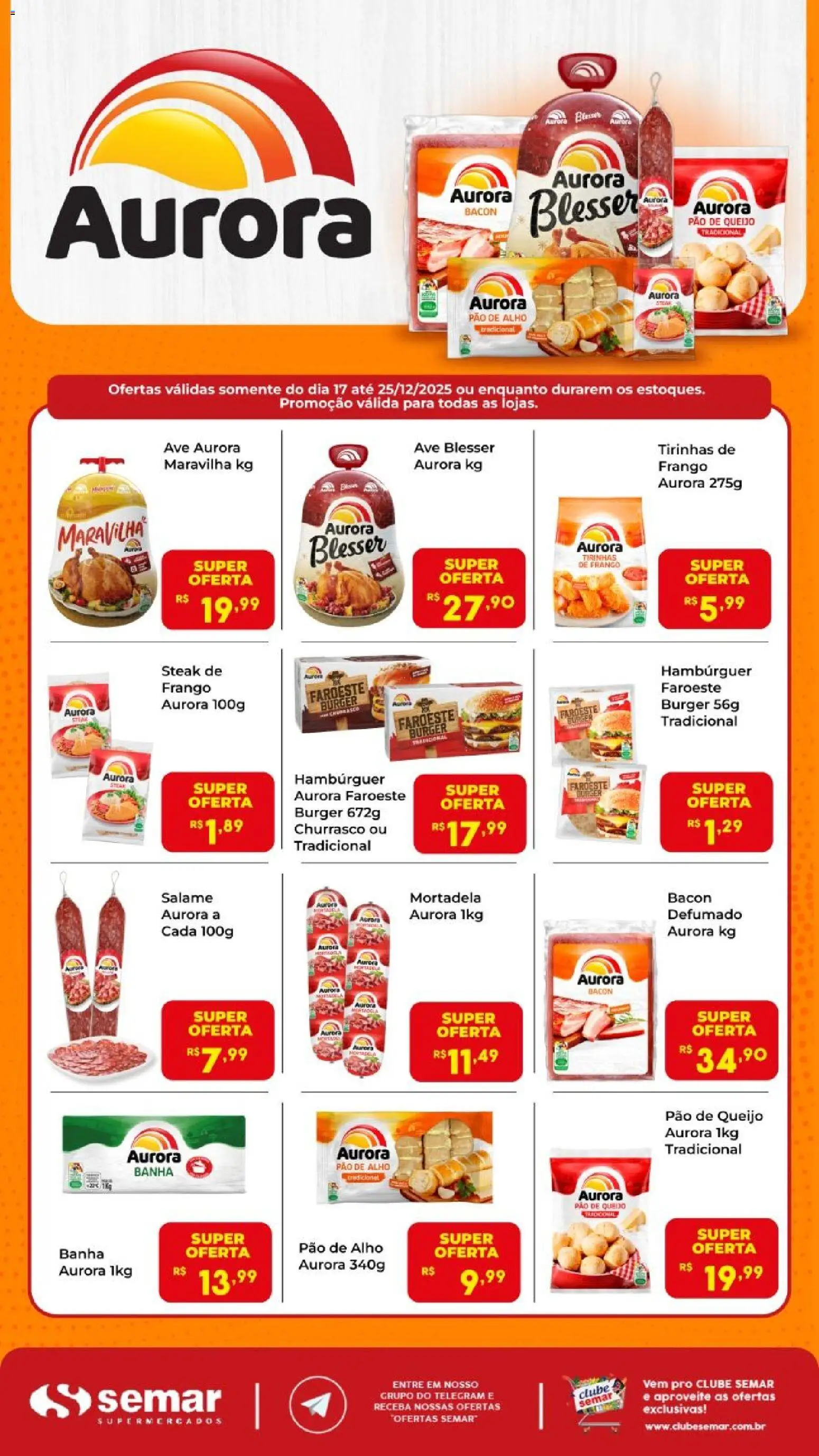 Semar Supermercado - Ofertas Aurora - página 1- válido a partir de 17/12/2025
