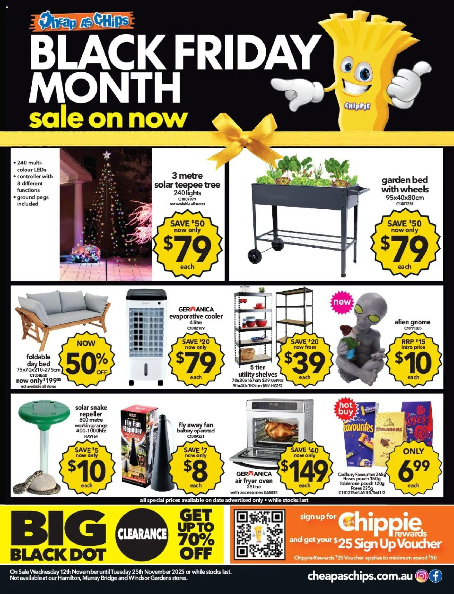Cheap as Chips Black Friday - page 1- valid from 12/11/2025
