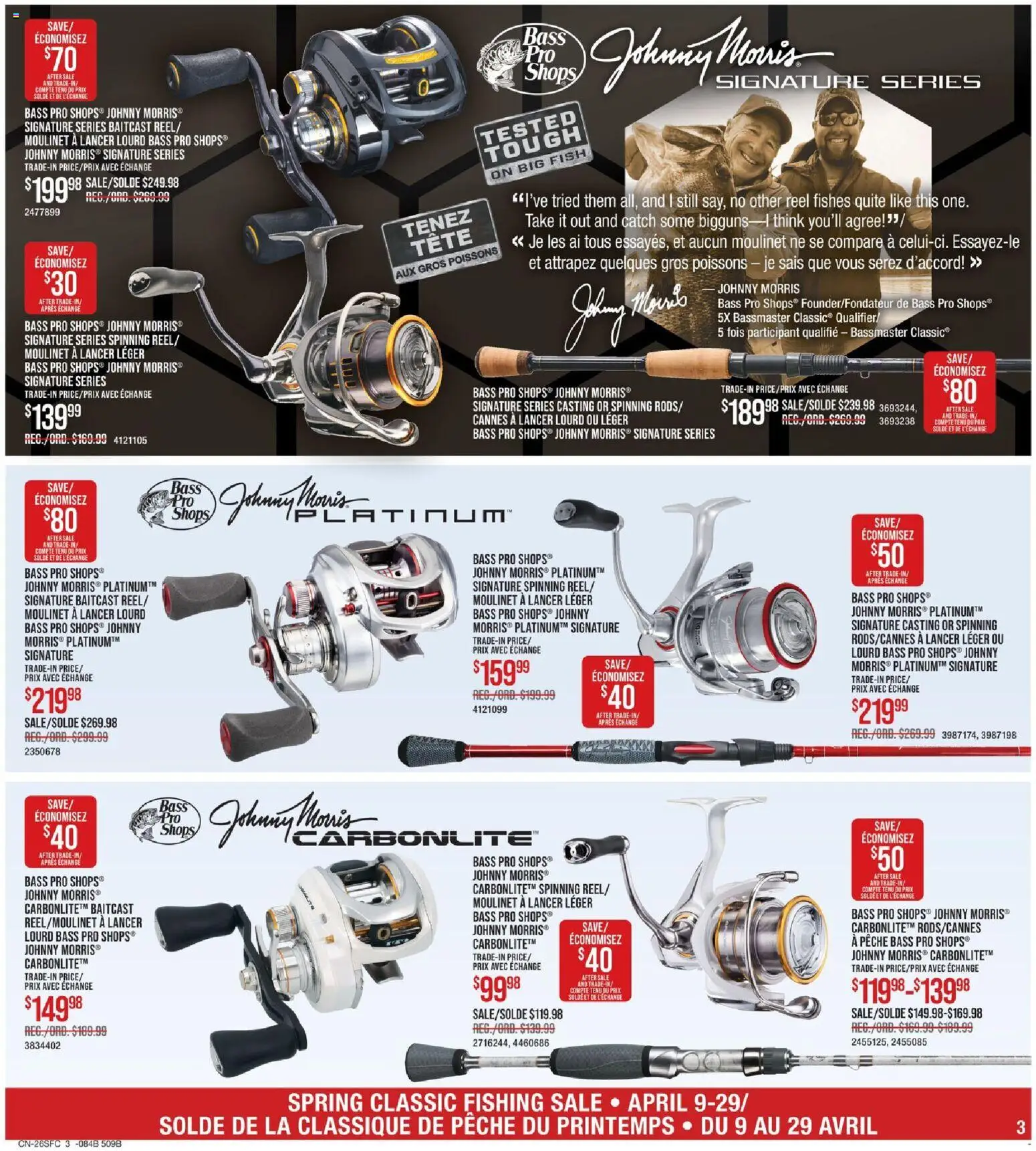 Cabelas weekly flyer / circulaire - page 3- valid from Apr 9, 2026