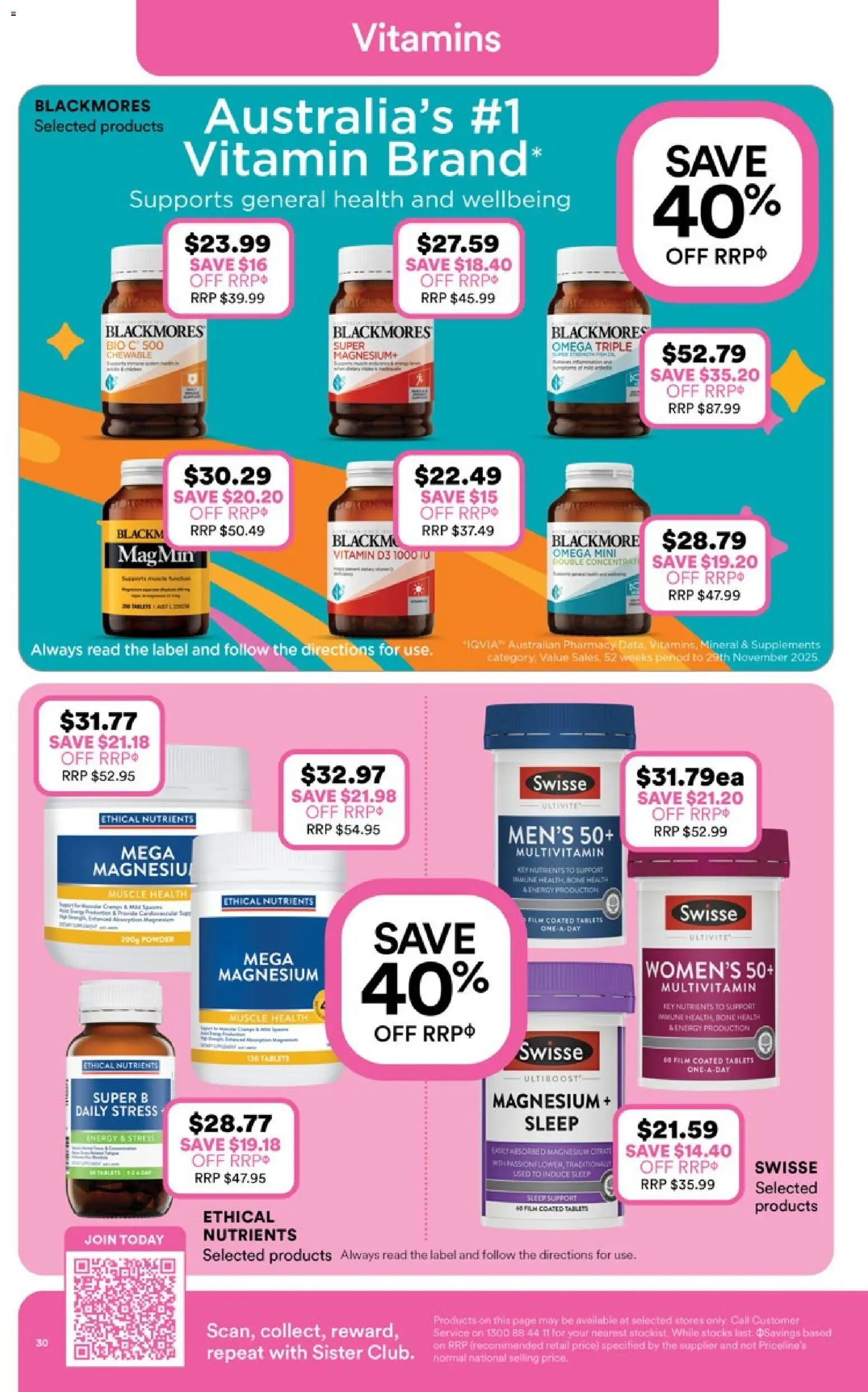 Priceline Pharmacy catalogue  - page 30- valid from 05/03/2026