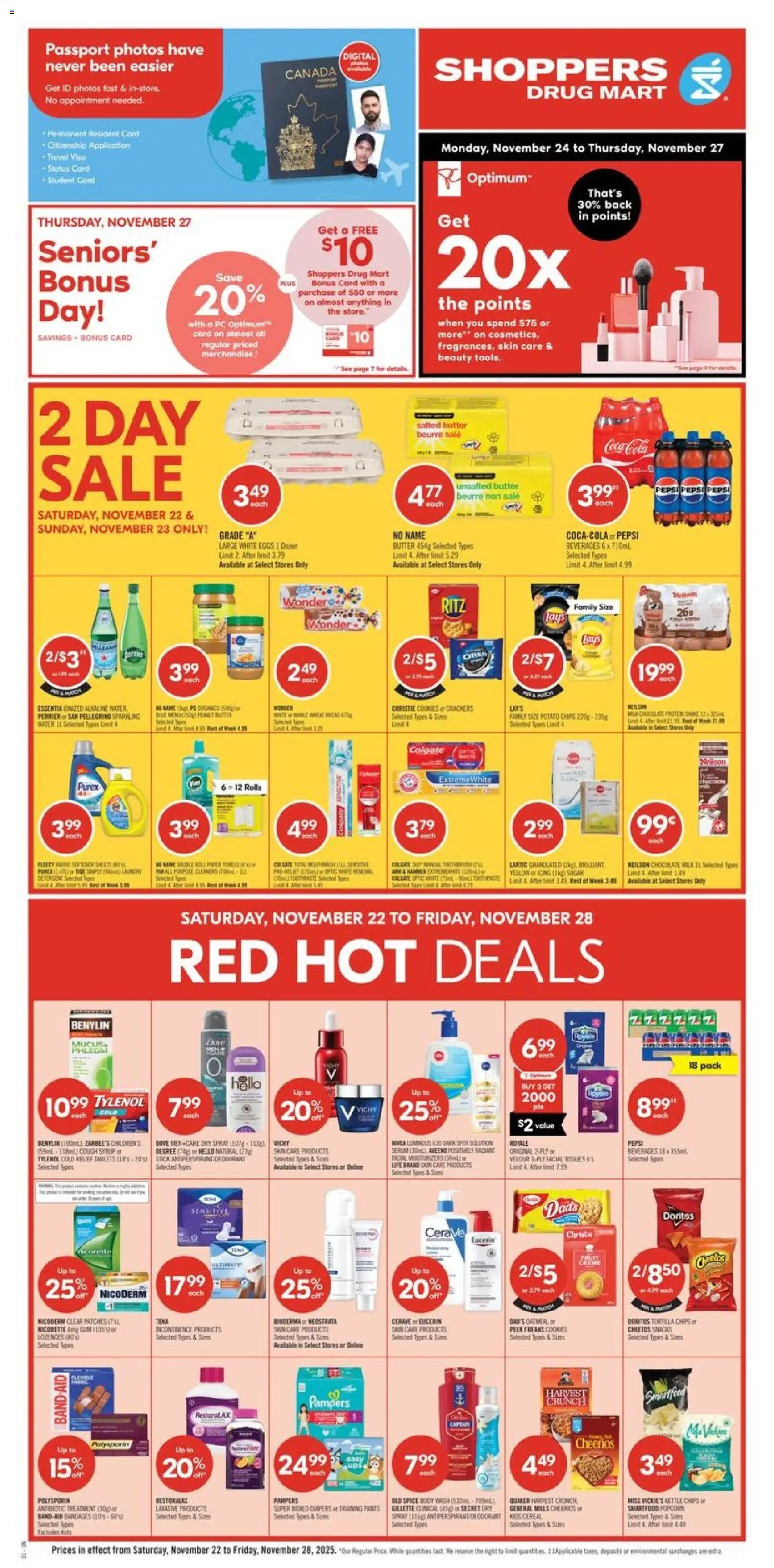 Shoppers flyer / circulaire - page 1- valid from Nov 22, 2025