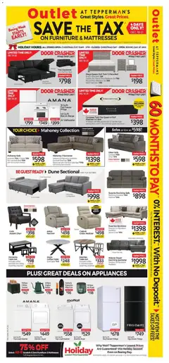 Preview Tepperman's outlet valid from Dec 18, 2025