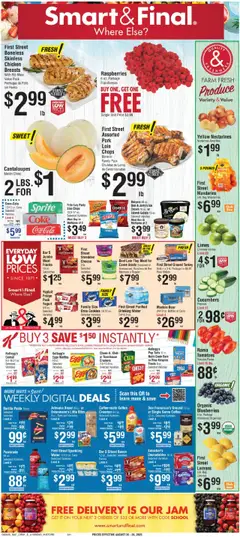 Preview Smart & Final Weekly Ad valid from 08/20/2025