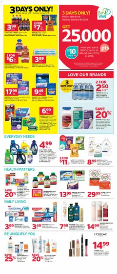 Preview Rexall weekly flyer / circulaire valid from Jan 16, 2026