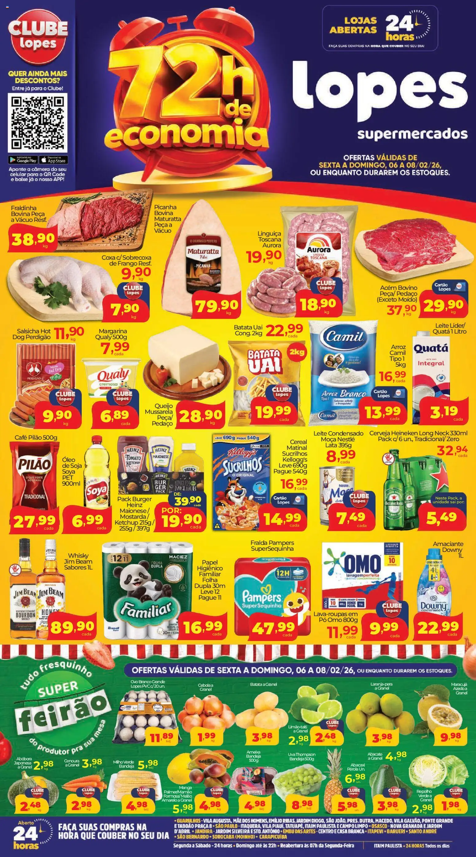 Lopes Supermercados - Ofertas da semana - página 1- válido a partir de 06/02/2026
