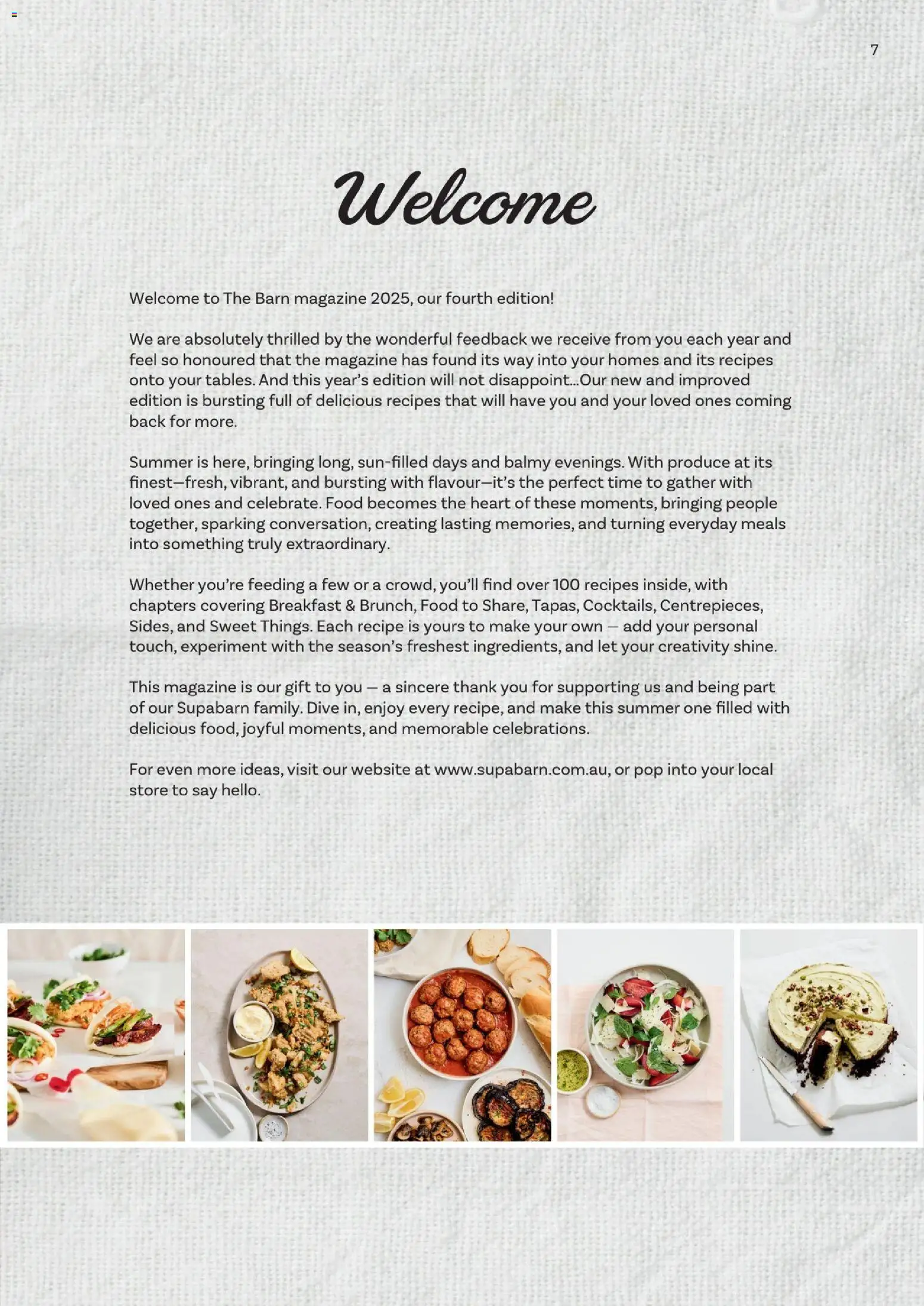 Supabarn The Barn Magazine - page 7- valid from 27/11/2025