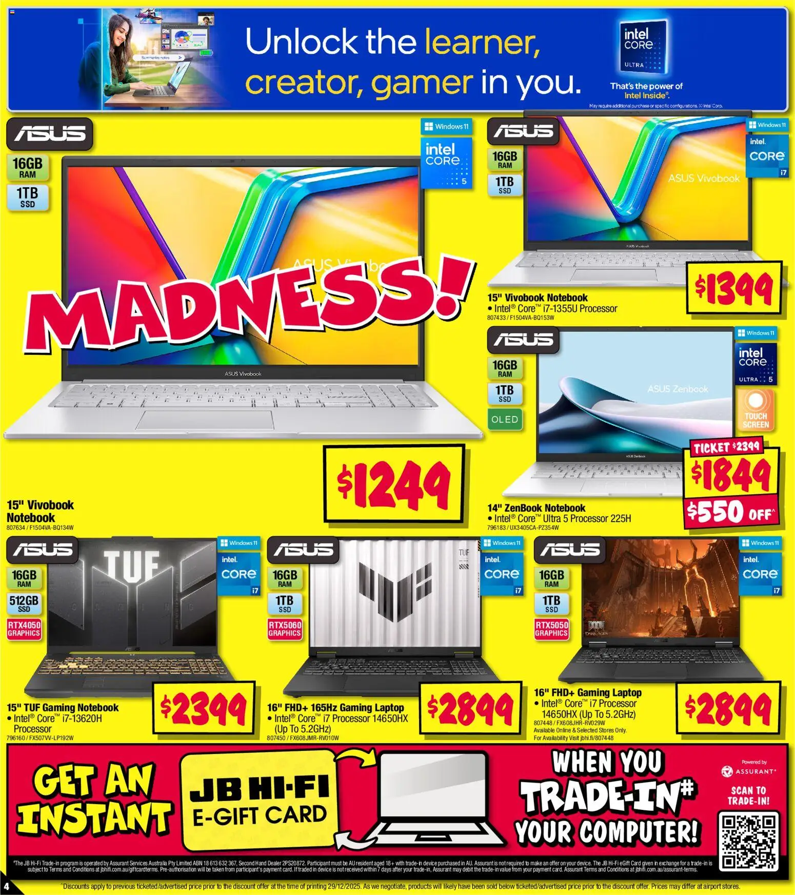 JB Hi-Fi - School time sellout on computers - page 4- valid from 08/01/2026