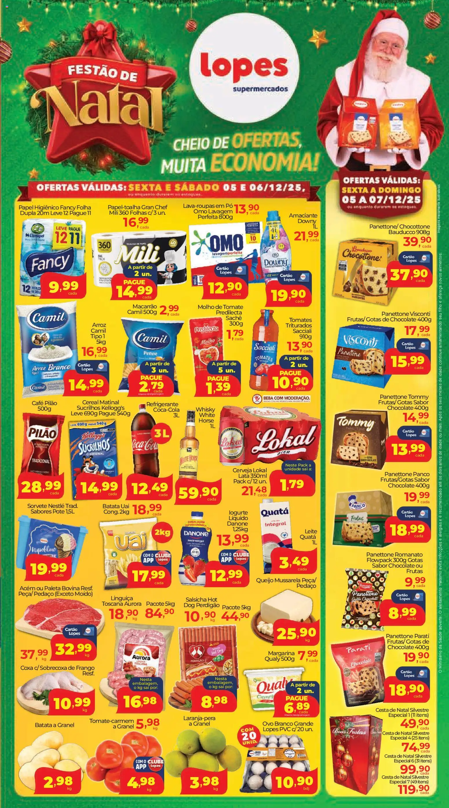 Lopes Supermercados - Ofertas da semana - página 1- válido a partir de 05/12/2025
