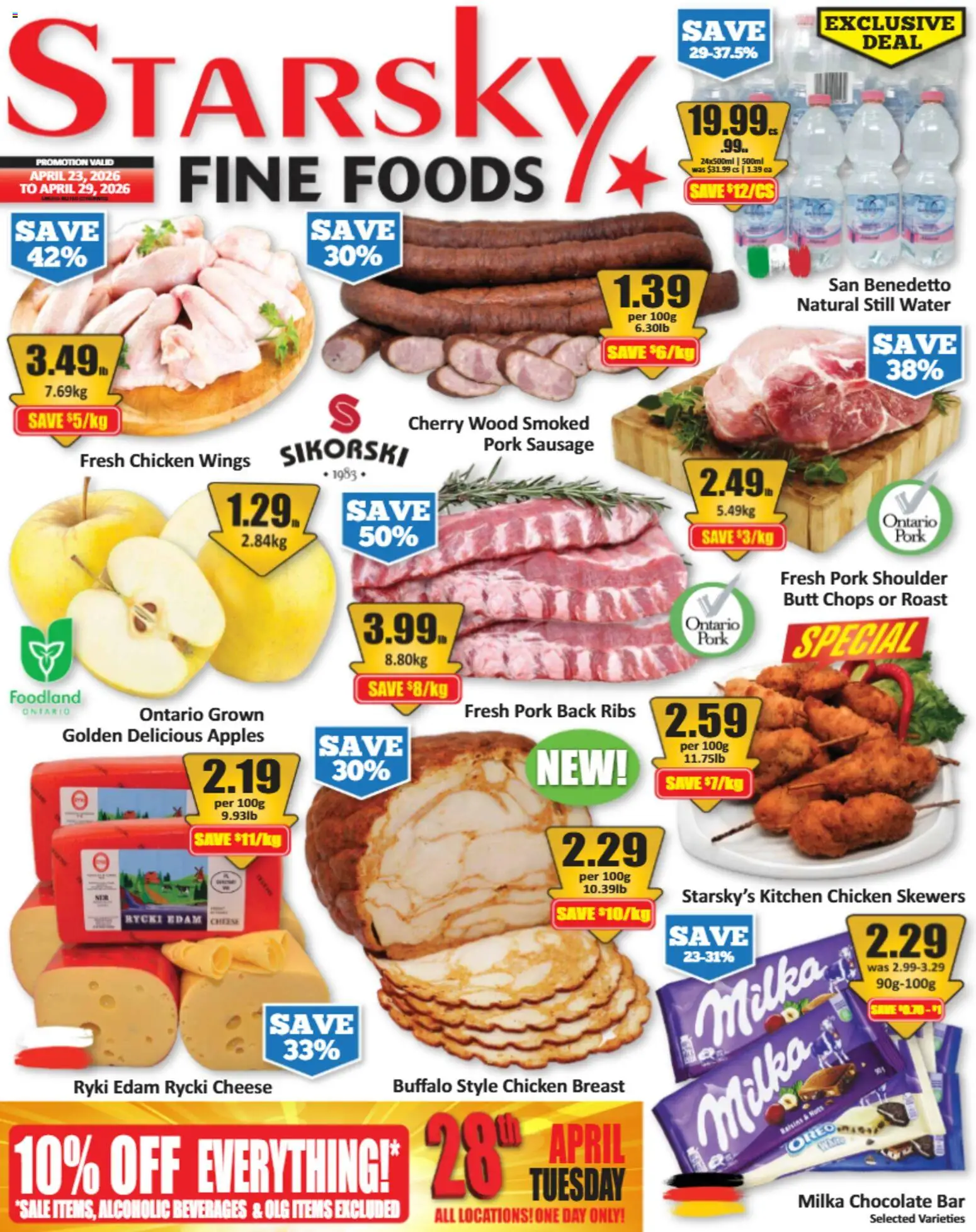 Starsky weekly flyer / circulaire - page 1- valid from Apr 23, 2026