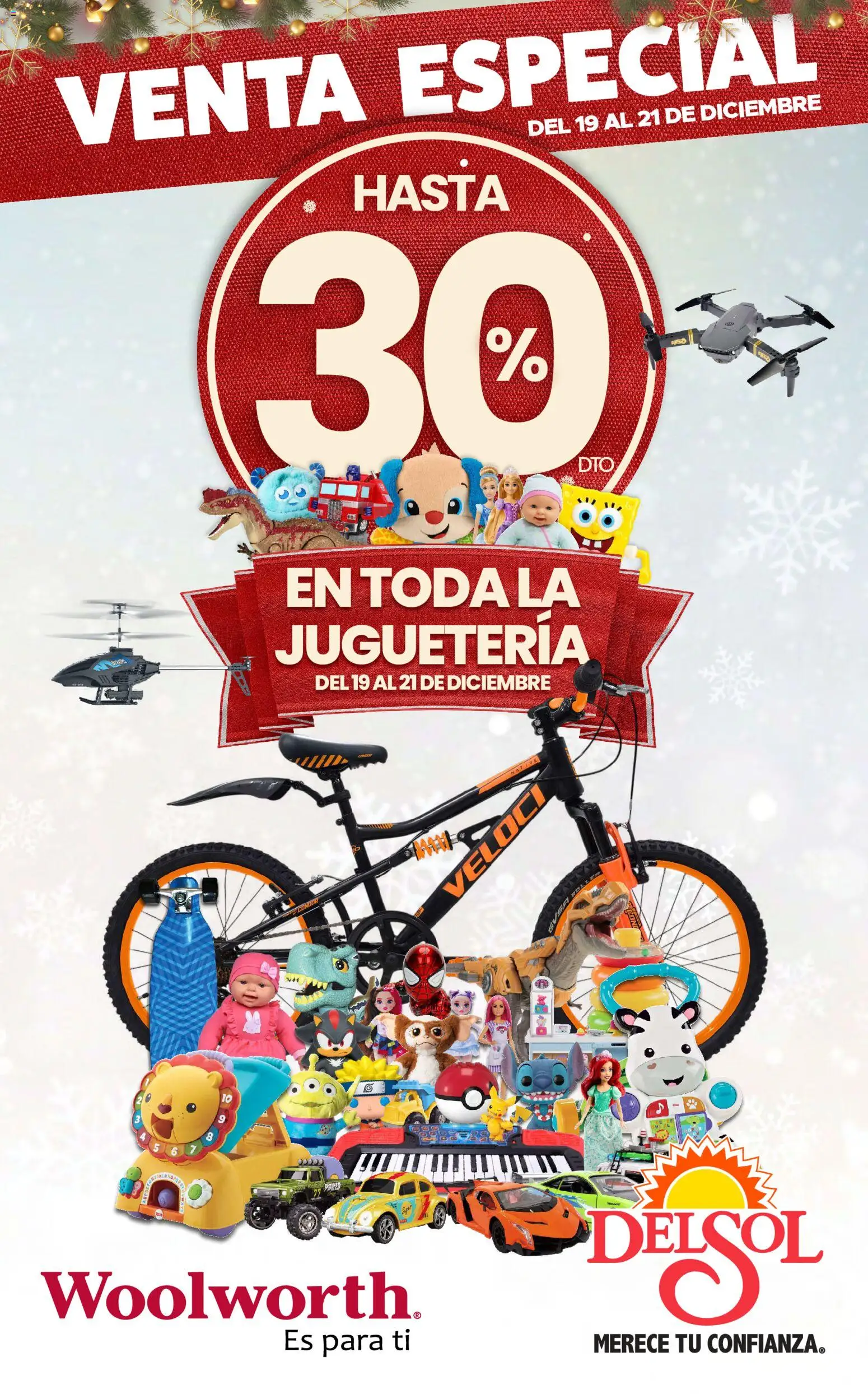 Del Sol y Woolworth catálogo Venta Especial Navidad - página 1- válido desde 19/12/2025