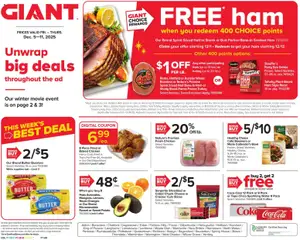 Preview Giant Weekly Ad valid from 12/05/2025