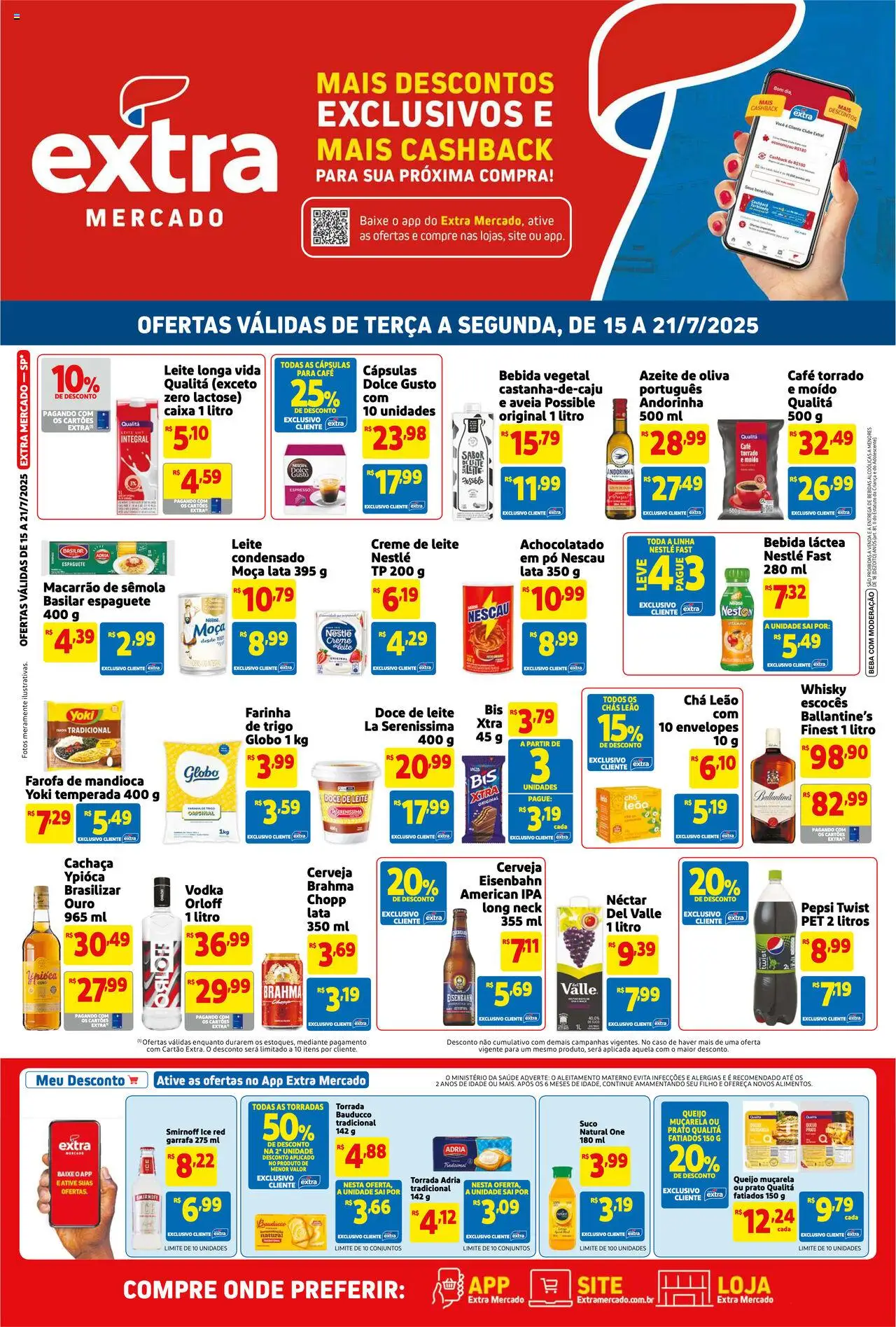 Extra - Ofertas de Mercado - página 1- válido a partir de 15/07/2025
