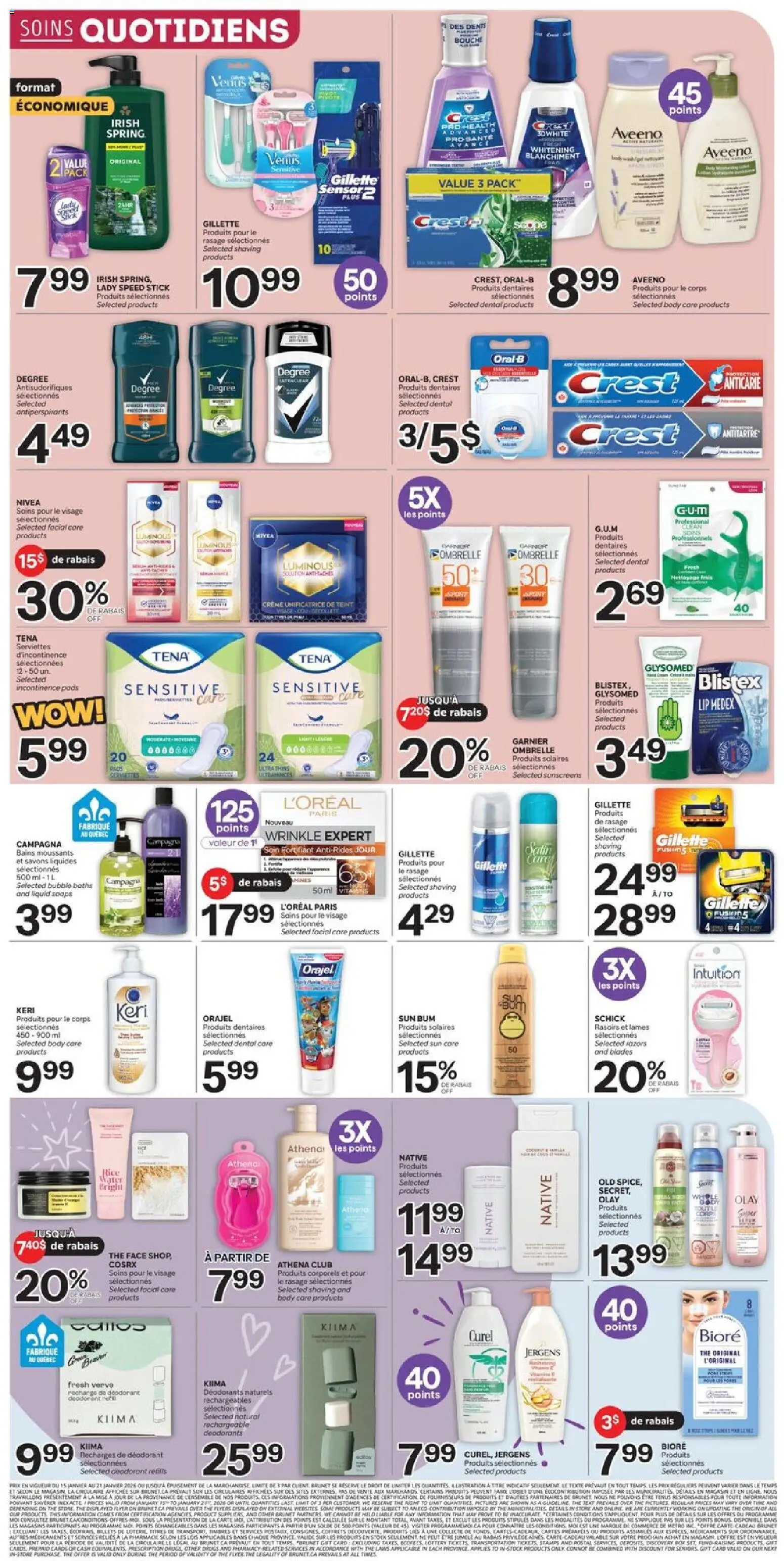 Brunet weekly flyer / circulaire - page 6- valid from Jan 15, 2026