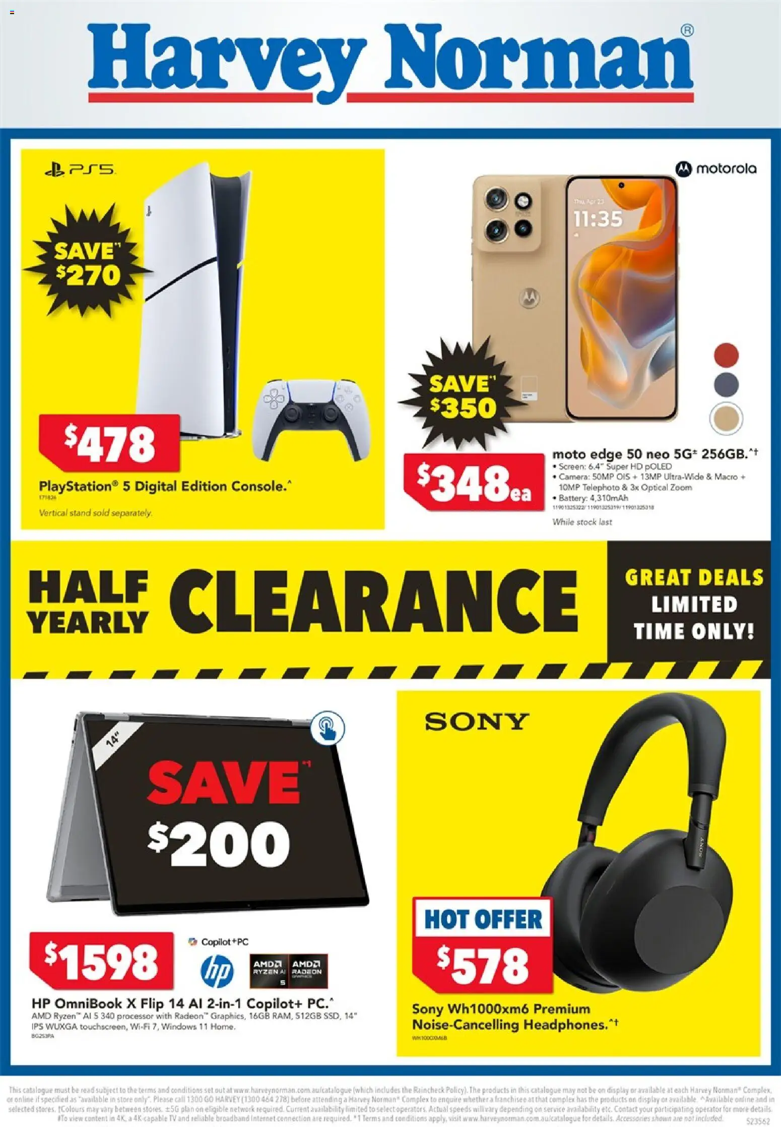Harvey Norman  Catalogue  - page 1- valid from 24/12/2025