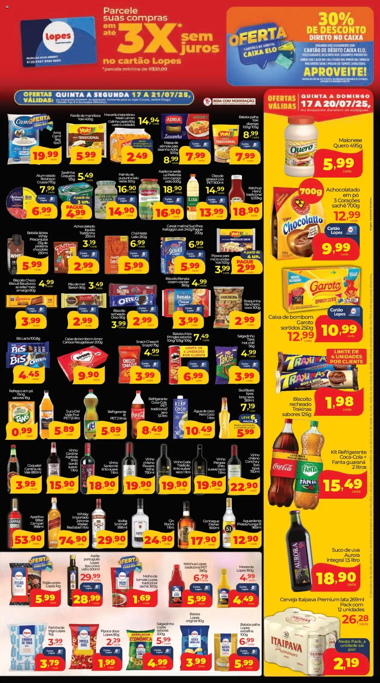 Lopes Supermercados - Ofertas da semana - página 3- válido a partir de 17/07/2025
