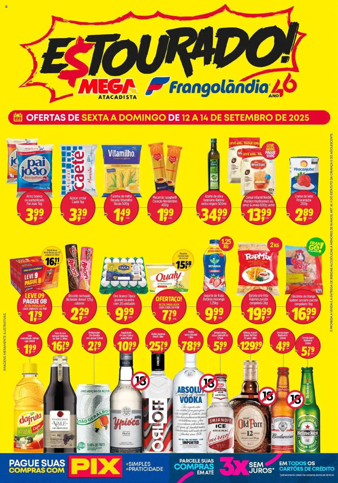 Frangolândia - Ofertas Estourado - página 1- válido a partir de 12/09/2025
