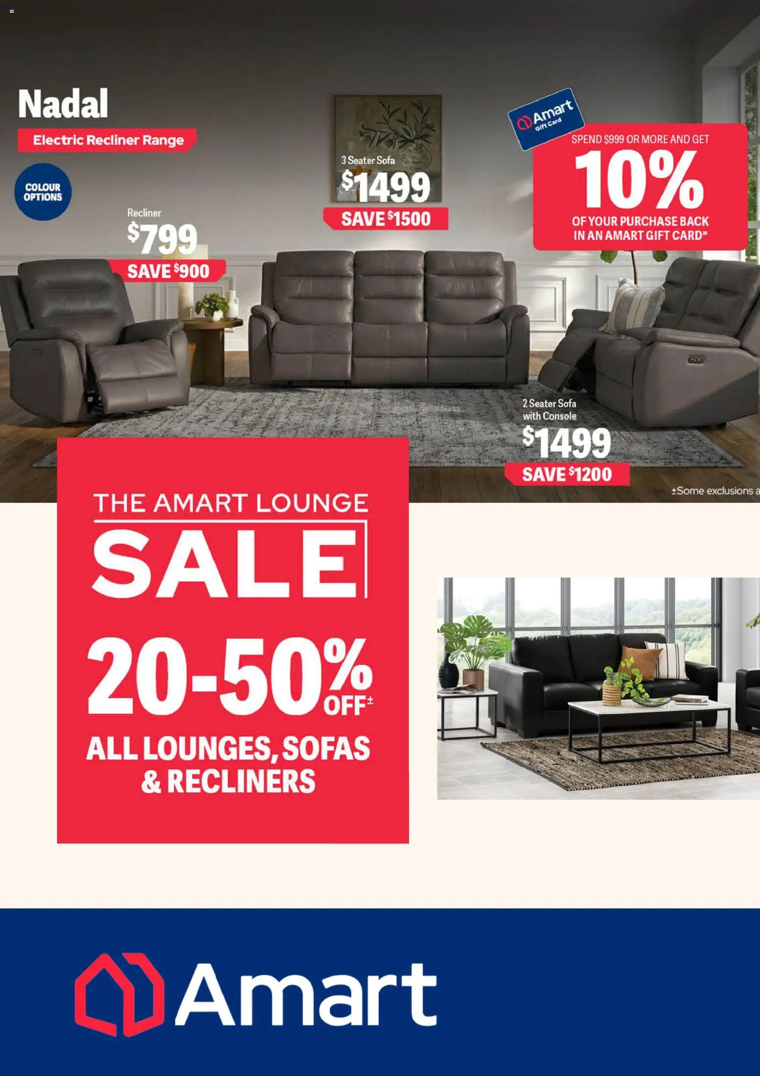 Amart Furniture catalogue  - page 1- valid from 13/03/2026
