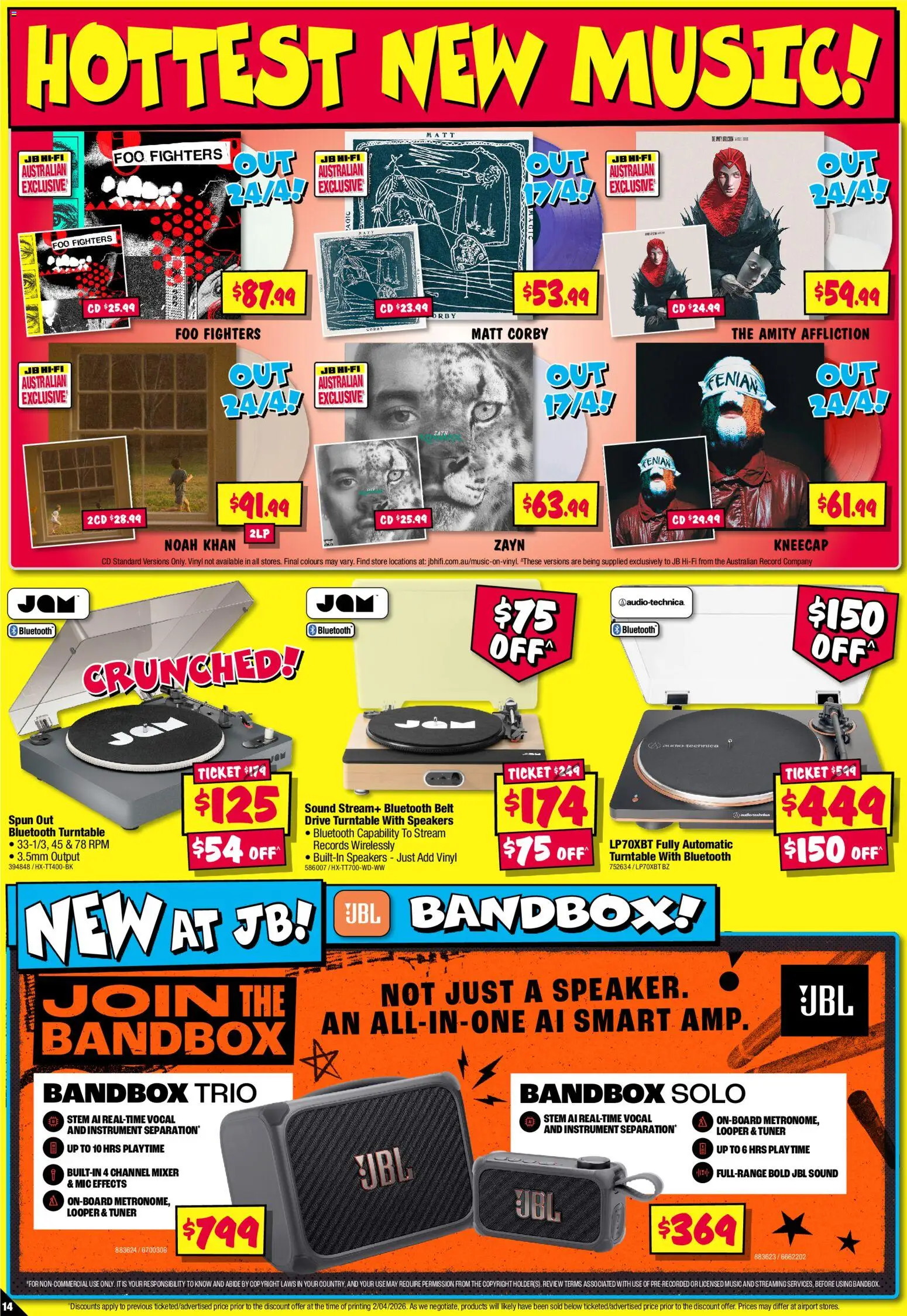 JB Hi-Fi catalogue  - page 14- valid from 16/04/2026