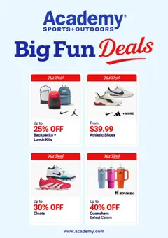 Preview Academy Sports Weekly Ad valid from 08/18/2025